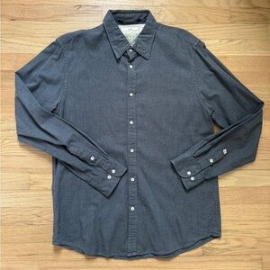 Scotch & Soda Dark Gray Button Down Shirt